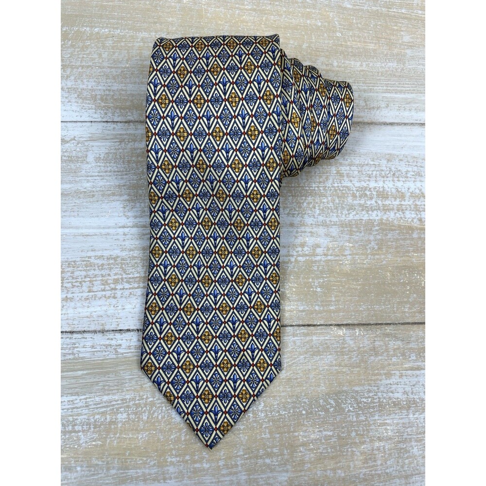 The Metropolitan Museum of Art Mens Tie 100% Silk Geometric 59" x 3.75"